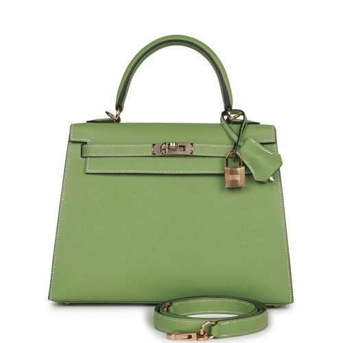 Hermes Kelly 25 in Vert Cypress - Selectionne PH