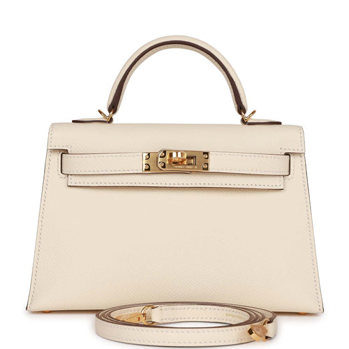 Hermes Kelly Sellier 20 Craie Epsom Gold Hardware – Madison Avenue Couture