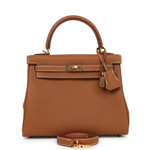 Hermes Kelly Capucine 25cm Swift & Gold