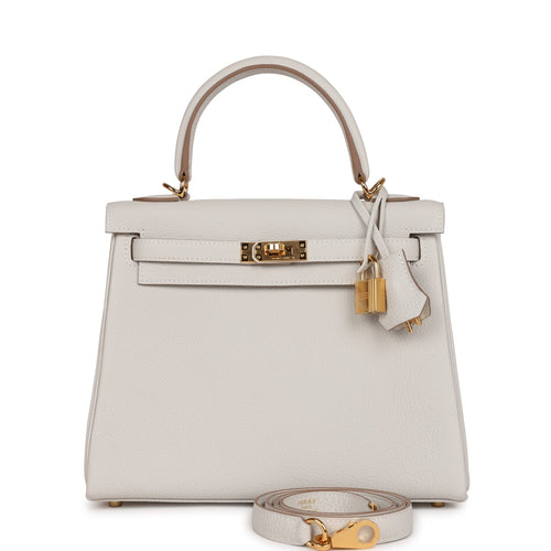 Hermes Kelly 25 Vert Cypress Ostrich Gold Hardware – Madison Avenue Couture