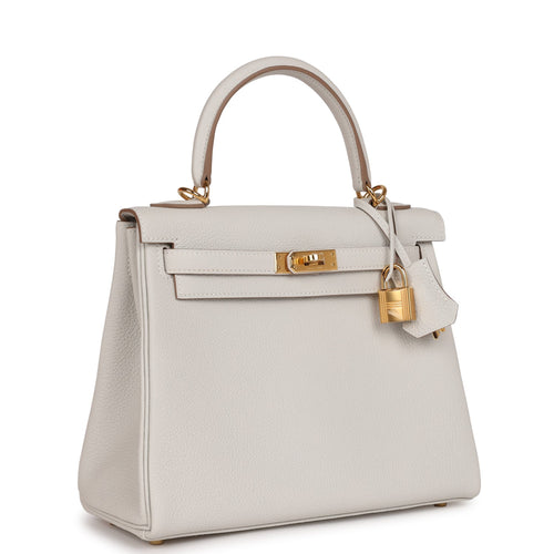 HERMES Kelly 25 Retourne Gris Etain Togo Gold Hardware Y Stamp – AYAINLOVE  CURATED LUXURIES