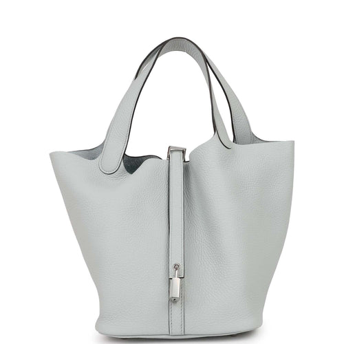 Hermes Clemence Leather Picotin Lock 22 Bag Vert Cypress – STYLISHTOP