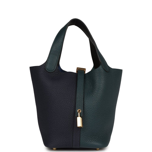 hermes vert cypress picotin