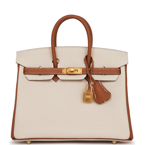 Hermès Birkin 25cm Veau Togo 9D Jaune Ambre Gold Hardware – SukiLux