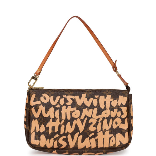 Vintage Louis Vuitton x Stephen Sprouse Pochette Accessories Khaki Gra –  Madison Avenue Couture