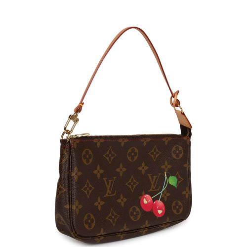 Vintage Louis Vuitton x Takashi Murakami Monogram Cherry Blossom Poche –  Madison Avenue Couture