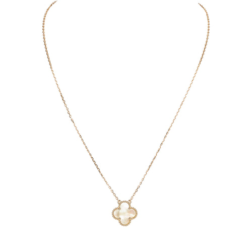 Lab Diamond and 18k Van Cleef Lotus Earrings & Necklace : r/Moissanite