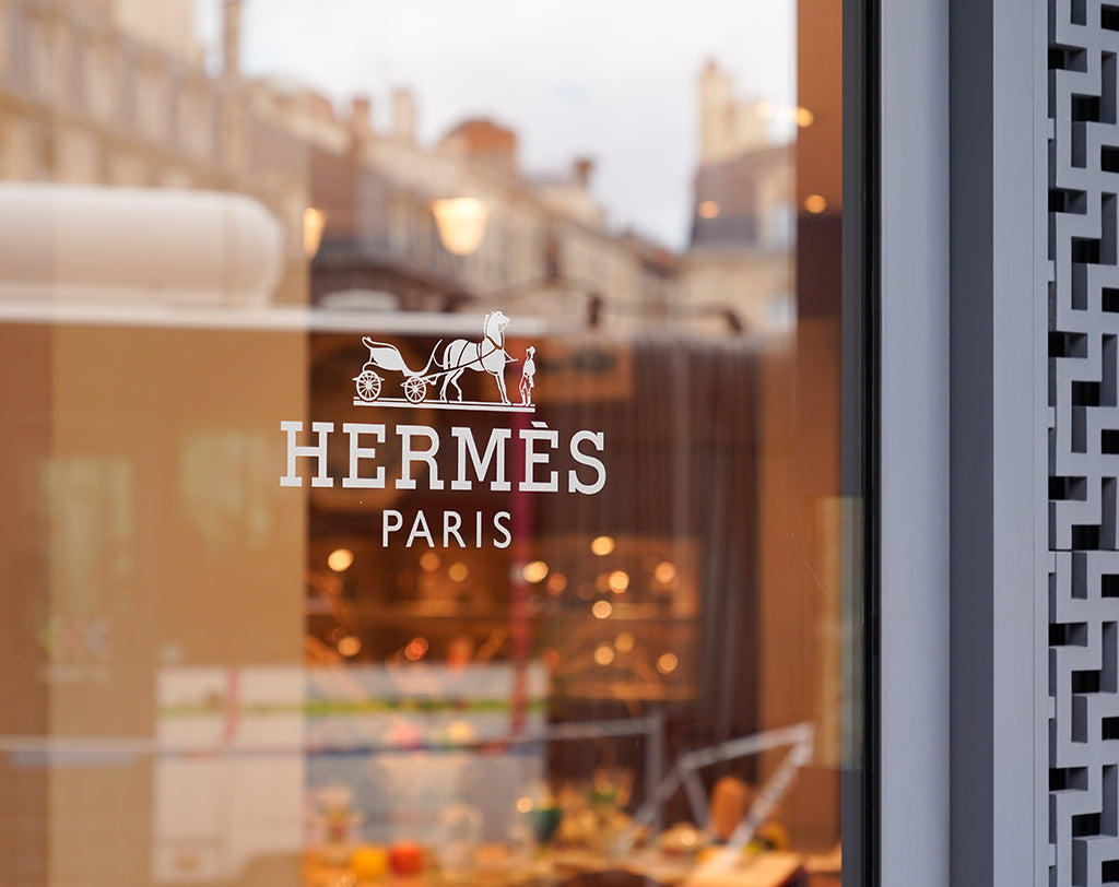 Image of Hermès storefront.