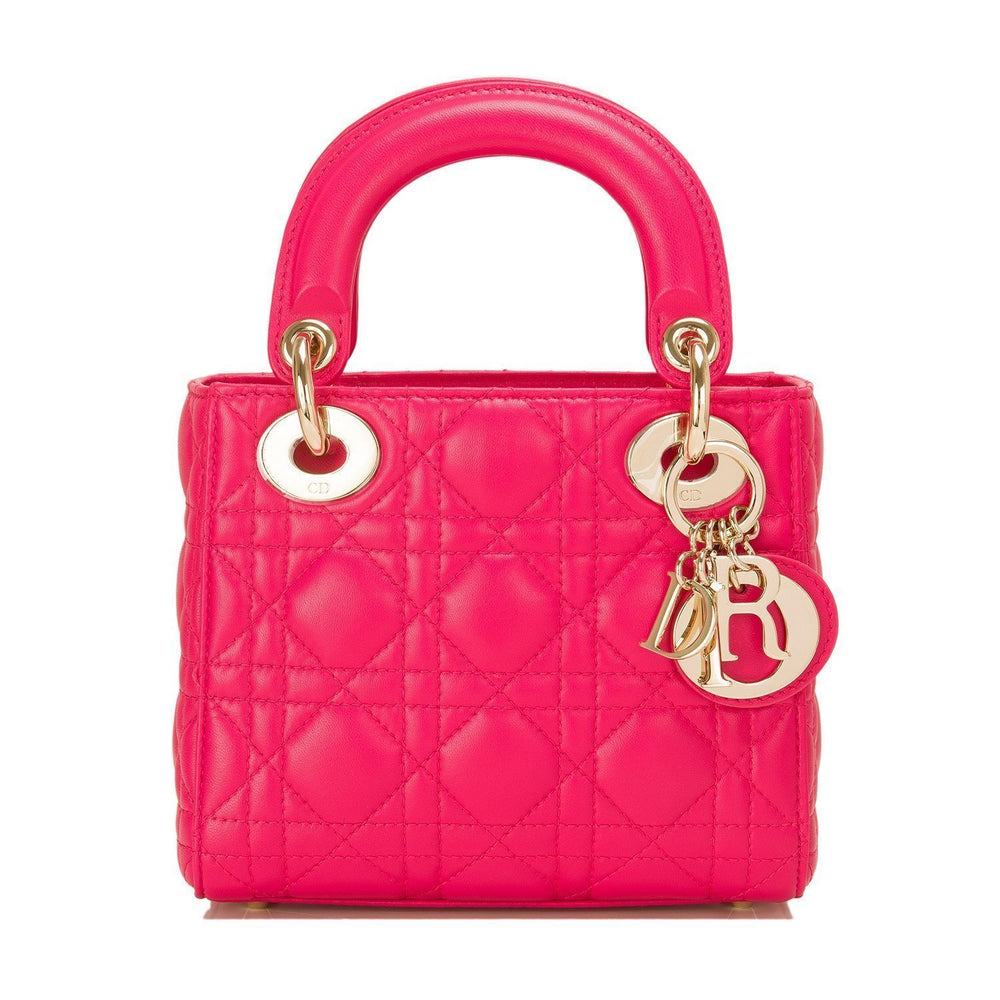 Dior Hot Pink Lady Dior Mini Bag – Madison Avenue Couture