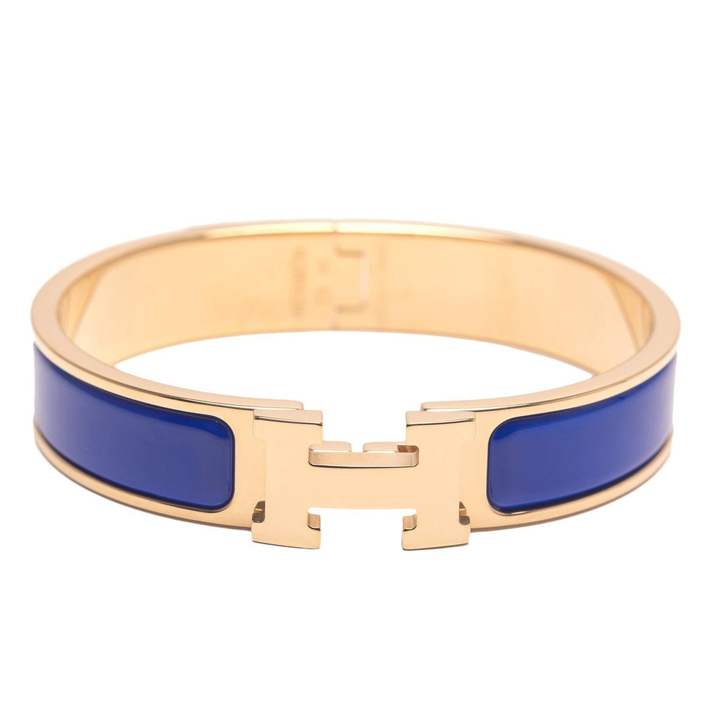 Hermes Royal Blue Clic Clac H Narrow 