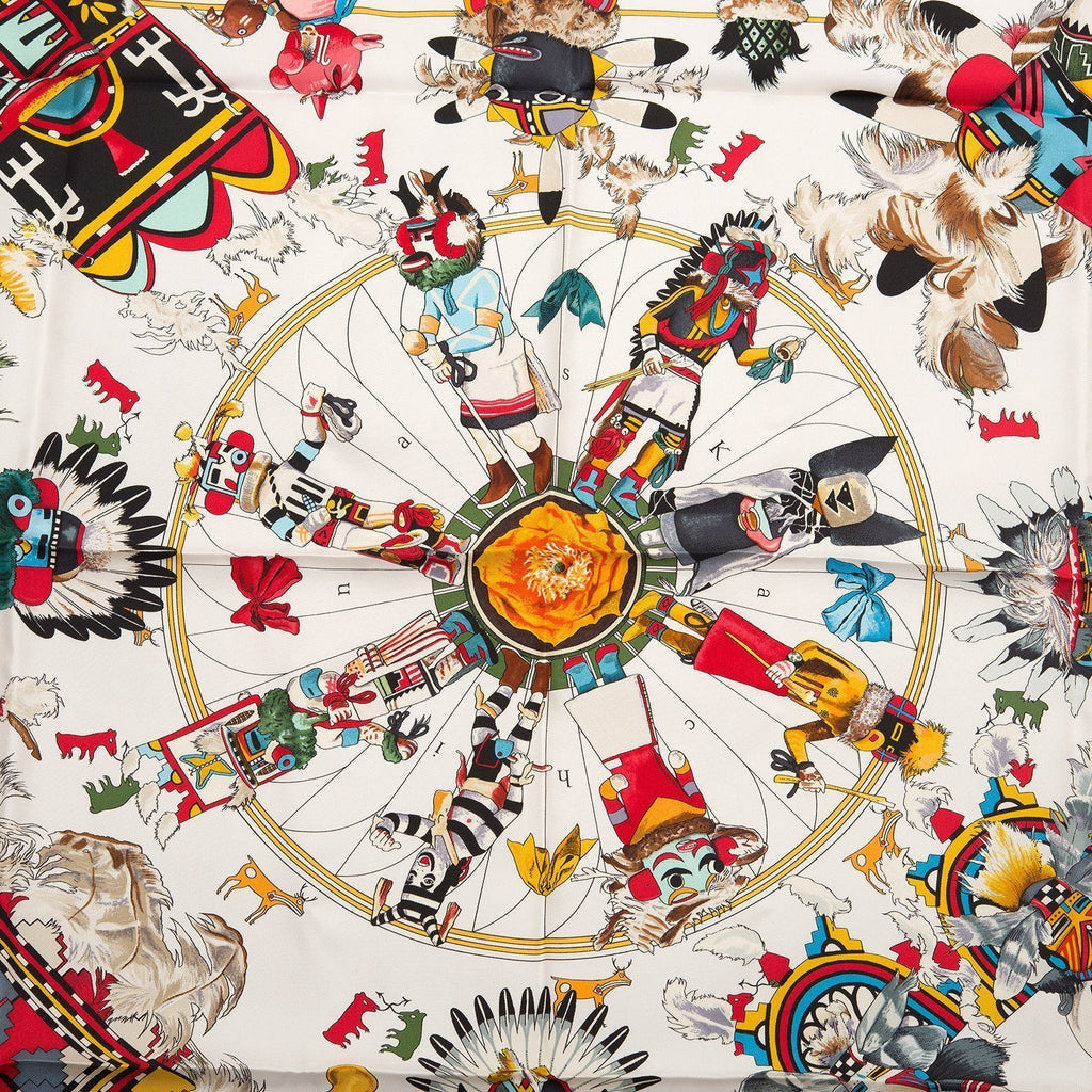 hermes kachinas scarf