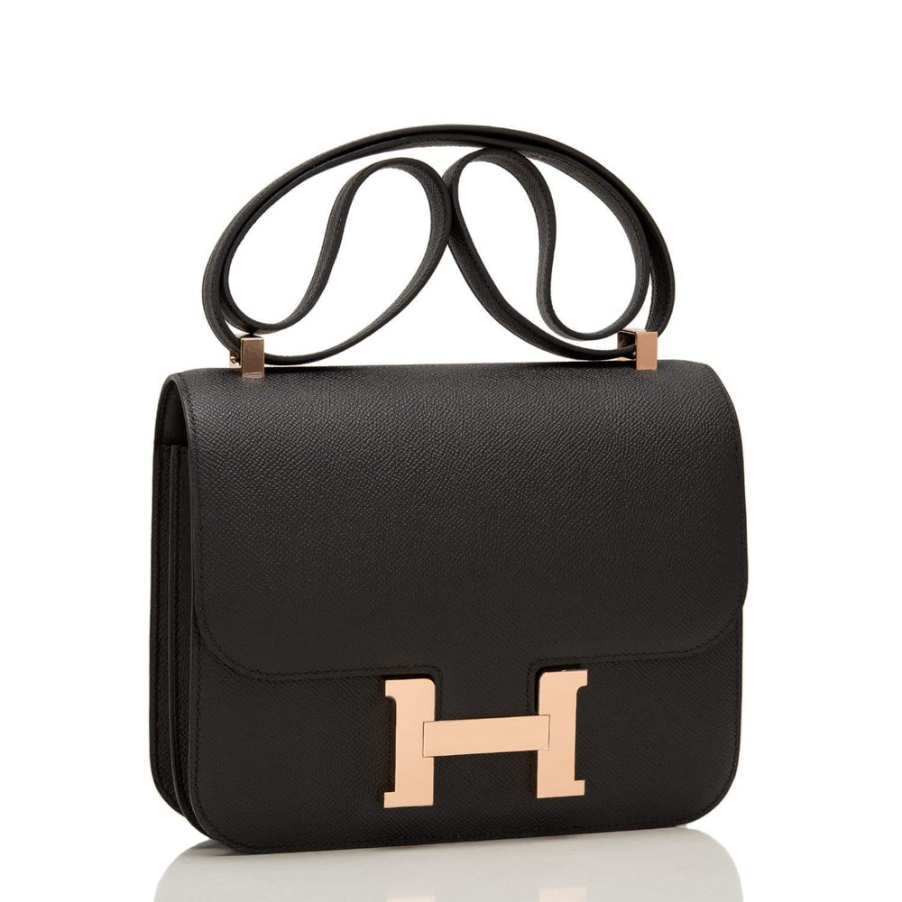 hermes constance black rose gold