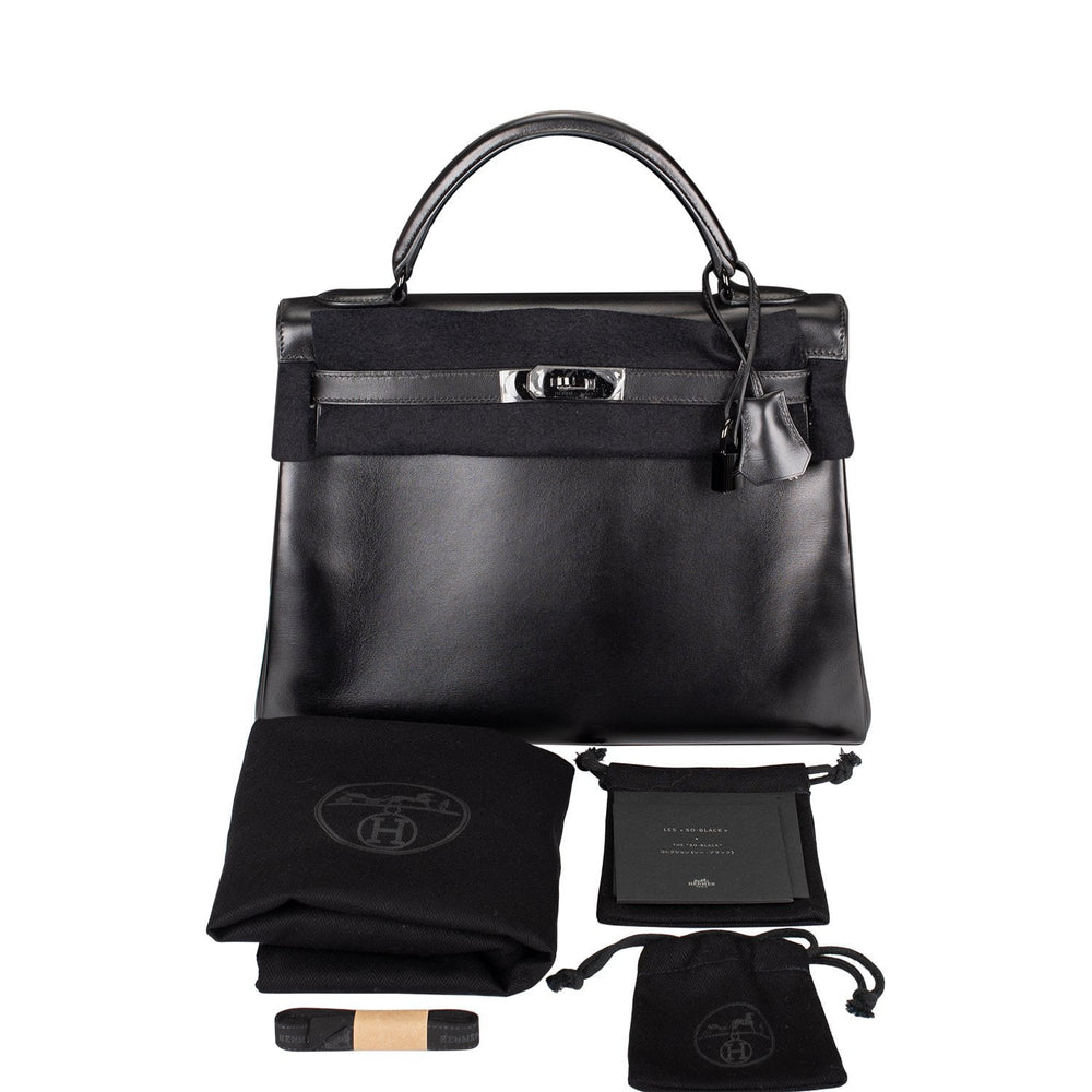 hermes kelly so black 32cm