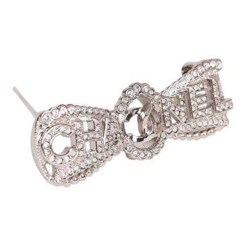 Chanel Silver CC Circle Stud Earrings – Madison Avenue Couture