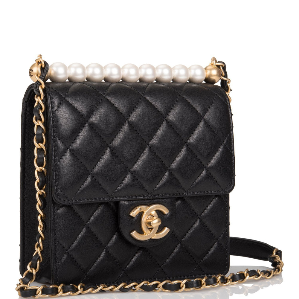 black and gold chanel bag