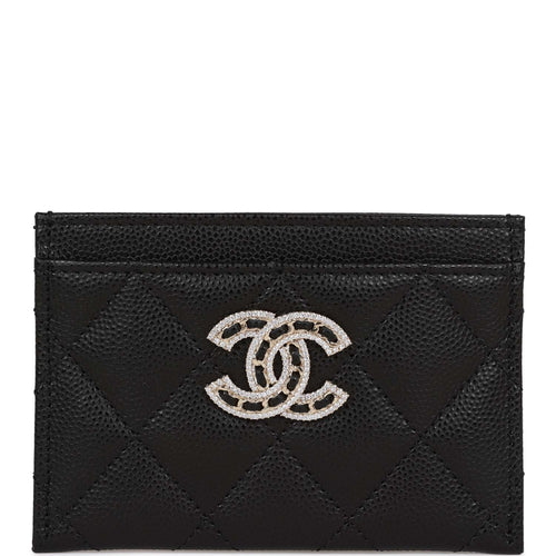 Chanel Card Holder Wallet Lilac Caviar Silver Hardware – Madison