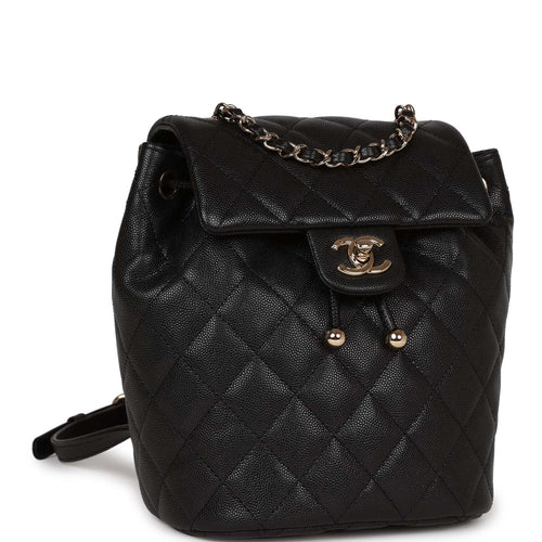 Chanel Small Duma Backpack Black Lambskin Light Gold Hardware – Madison  Avenue Couture