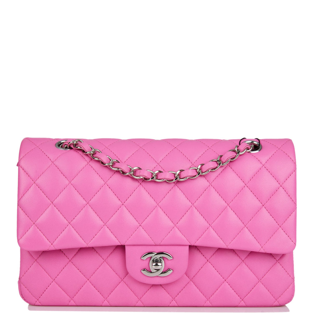 Chanel Hot Pink mini rectangular bag Leather ref126841  Joli Closet