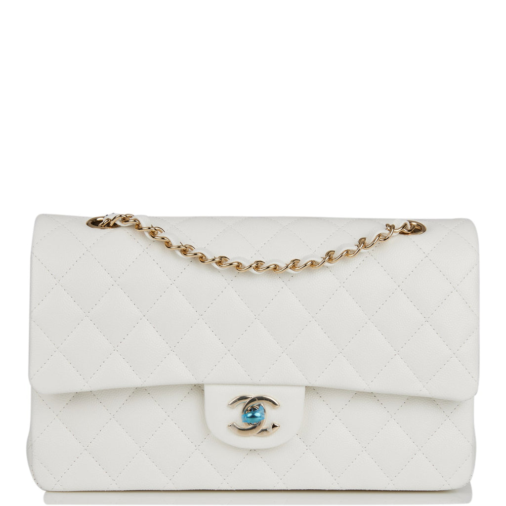 chanel caviar white