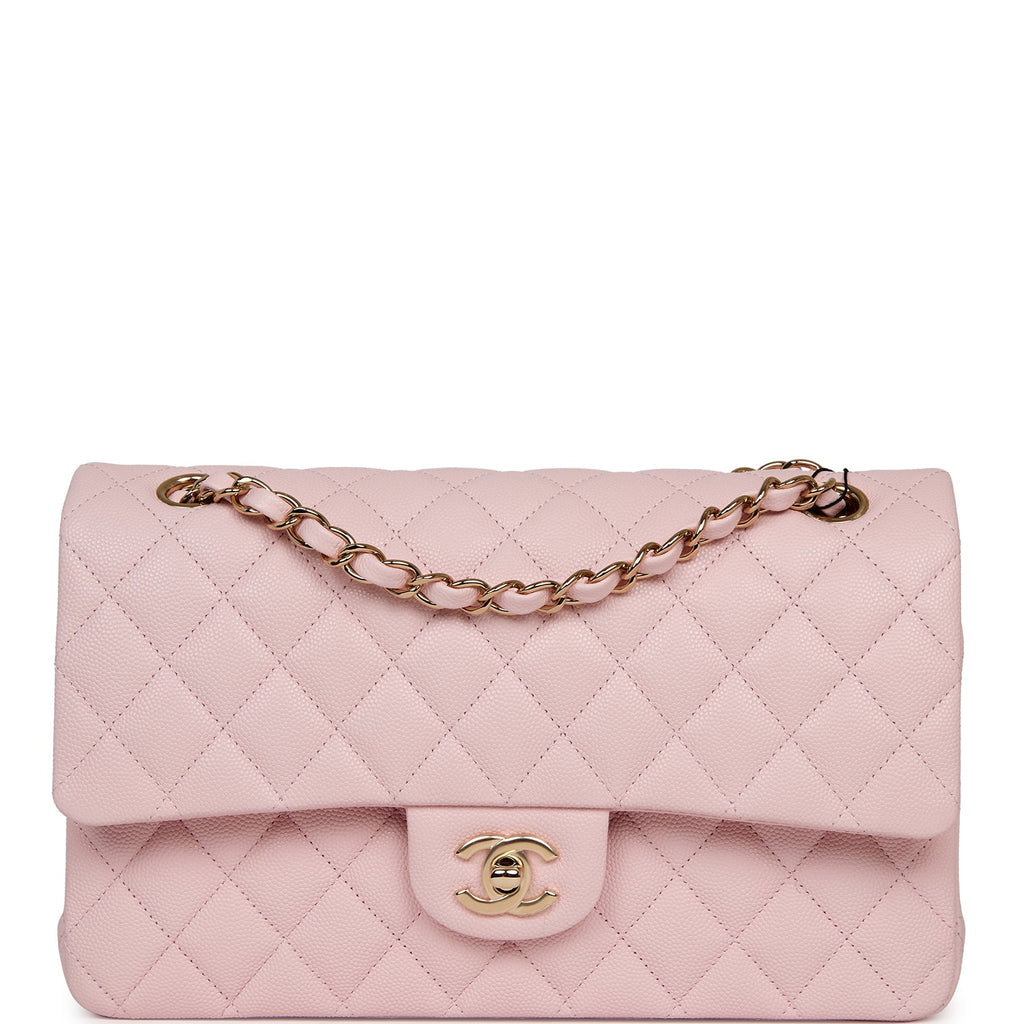 Chanel Pink Quilted Caviar Medium Classic Double Flap Gold Hardware 2020  Available For Immediate Sale At Sothebys