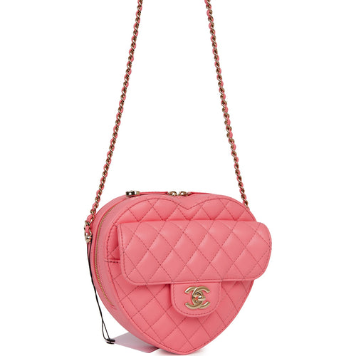 Louis Vuitton Limited Edition Sac Coeur Heartbox Monogram Pink Lambskin in  Lambskin Leather with Gold-tone - US