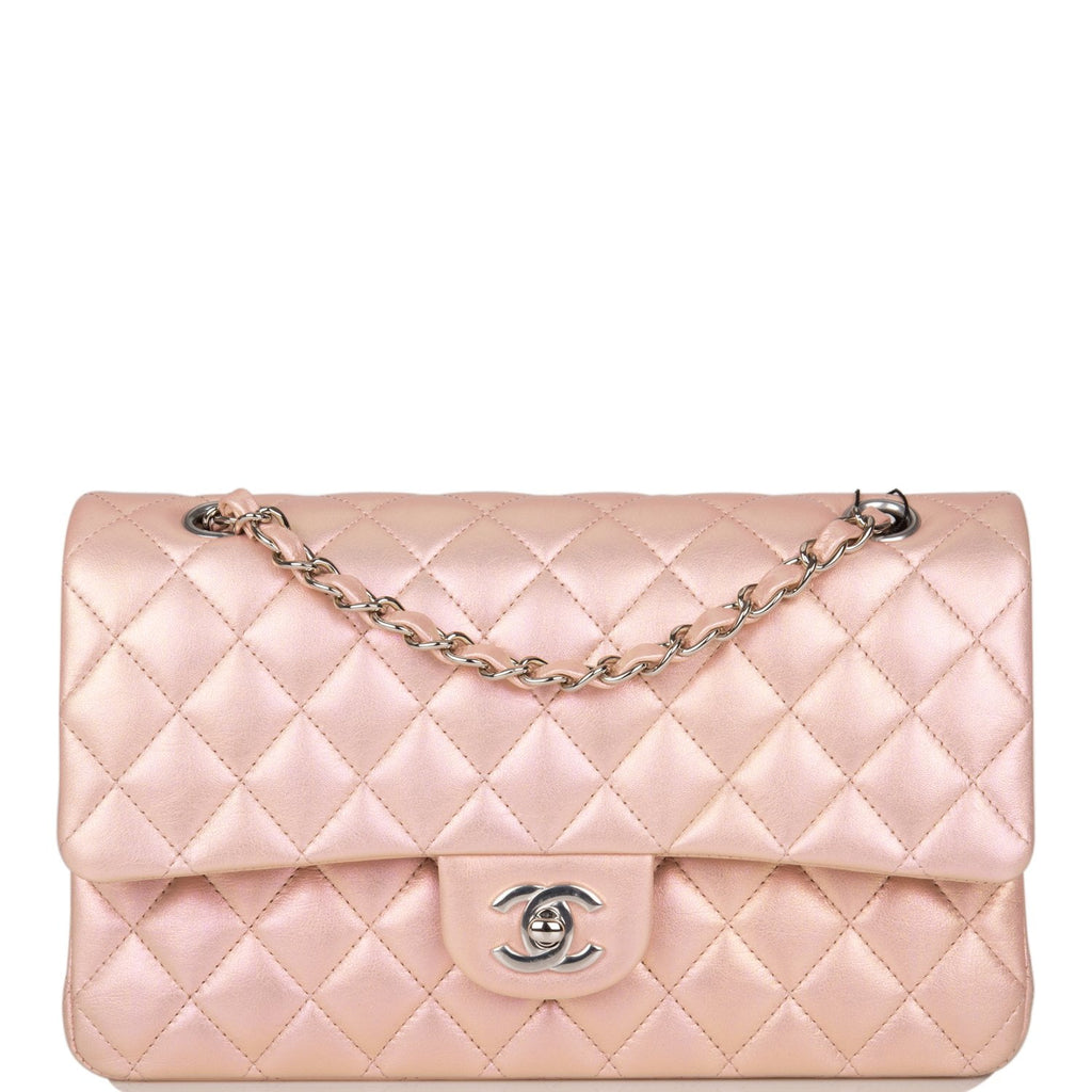 Chanel Classic Medium Double flap bag pink caviar leather VintageUnited