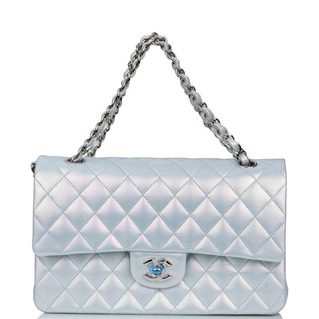 Chanel Timeless Mini Rectangular Lamb Tiffany Blue  SACLÀB