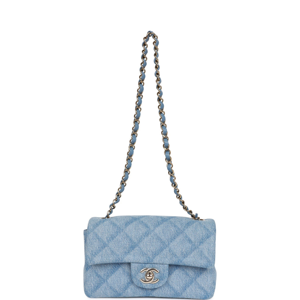 Denim GoldTone SilverTone  RutheniumFinish Metal Blue CHANEL 19 Flap  Bag  CHANEL  New chanel bags Chanel bag Fashion handbags