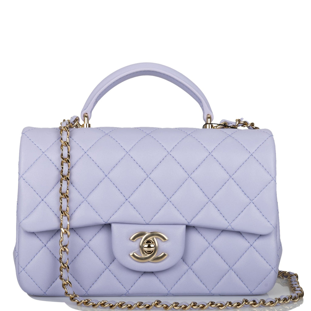 light purple chanel bag