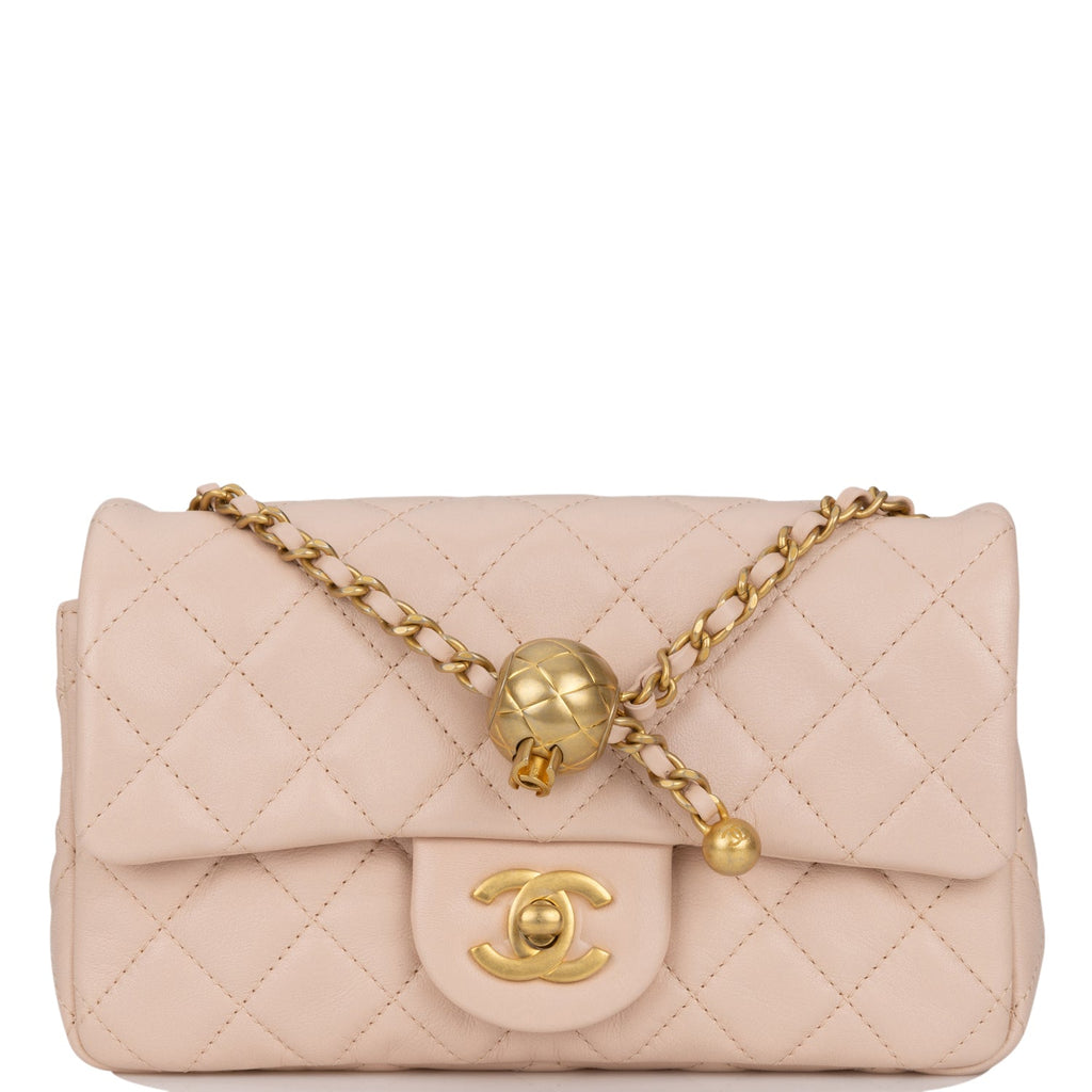 chanel mini rectangular pearl