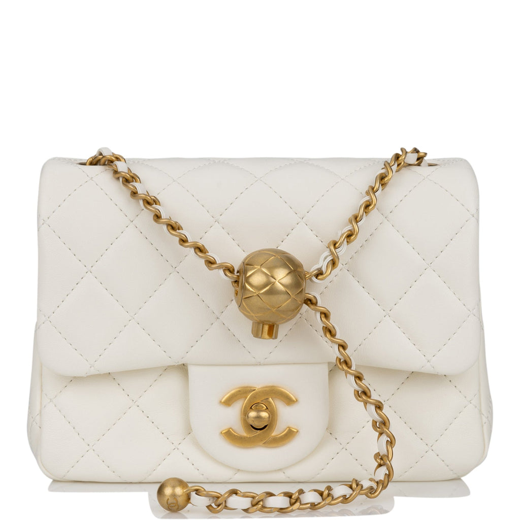 BNIB Chanel 21b Pearl Crush Mini Rectangle Luxury Bags  Wallets on  Carousell