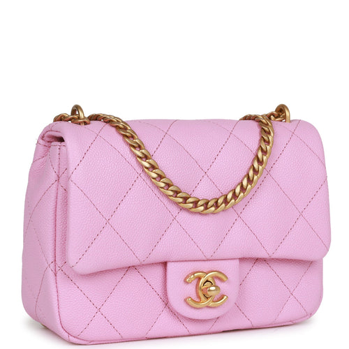 Chanel My Perfect Adjustable Chain Flap Bag Quilted Iridescent Caviar Mini