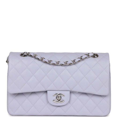 Chanel Lilac Caviar Medium Classic Flap Bag ○ Labellov ○ Buy and