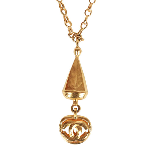 Chanel Vintage Gold CC Clover Necklace – Amarcord Vintage Fashion