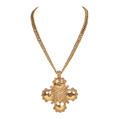 Chanel 2023 CC Pendant Heart Necklace - Gold-Plated Pendant Necklace,  Necklaces - CHA903427