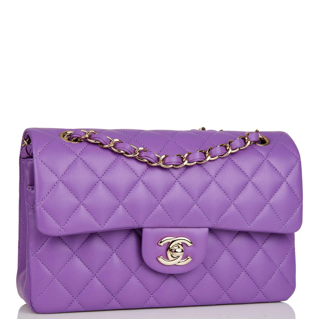 chanel handbags purple