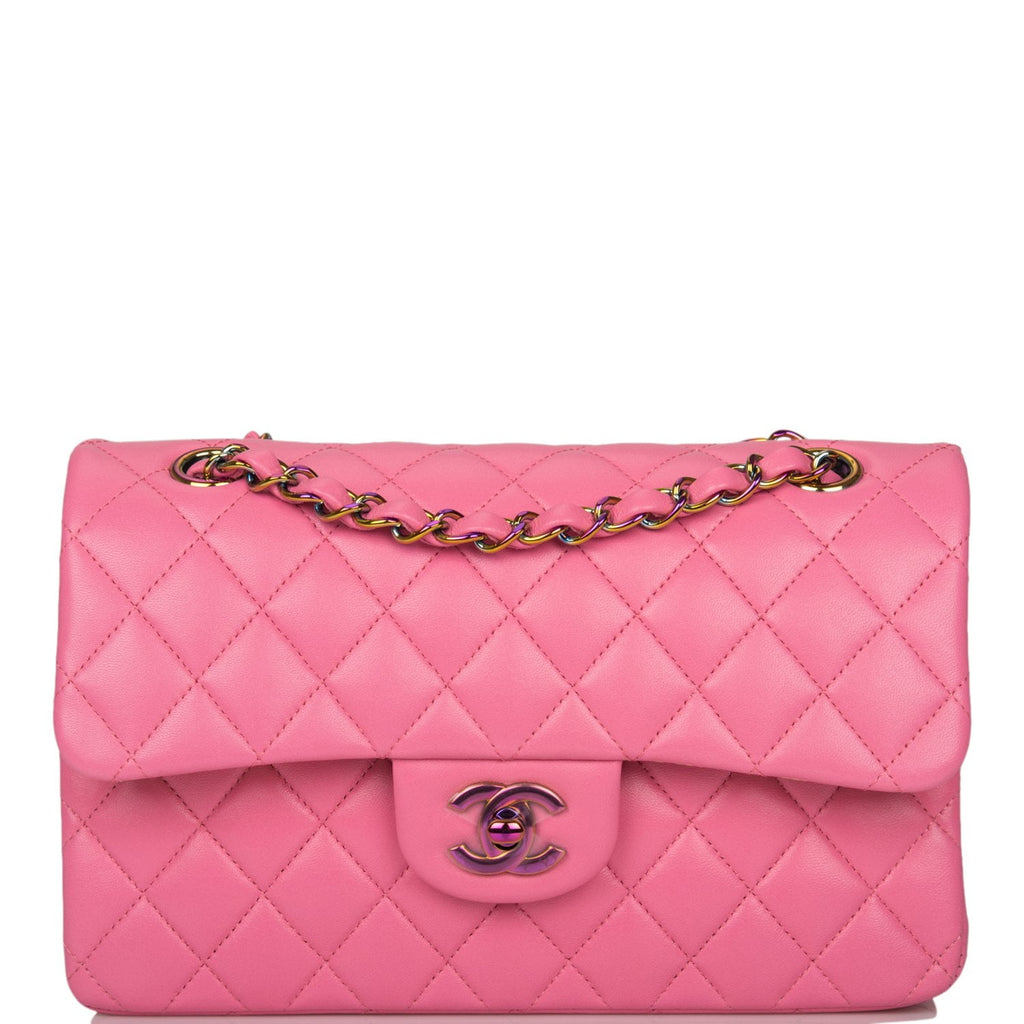 chanel pink rainbow hardware