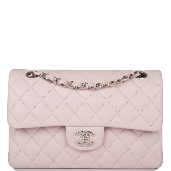 Chanel Cream White Quilted Caviar CC Pocket Small Flap Bag Enamel