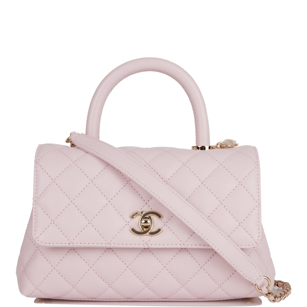 Chanel Small Coco Pink Caviar Light Gold Hardware Madison Avenue Couture