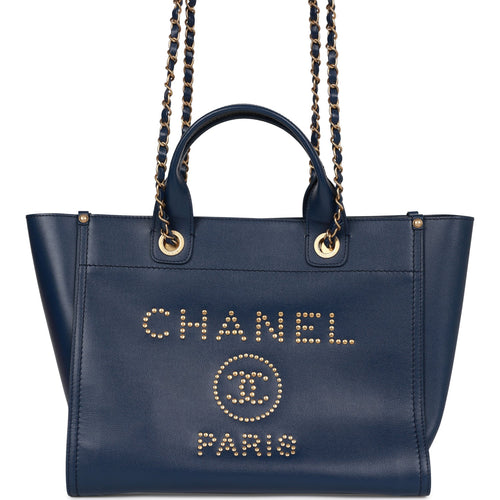 Chanel Deauville Tote Woven Large Charcoal Black in Straw/Raffia