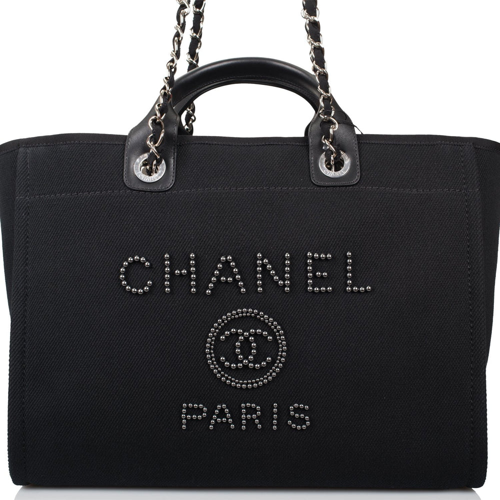 chanel fabric tote