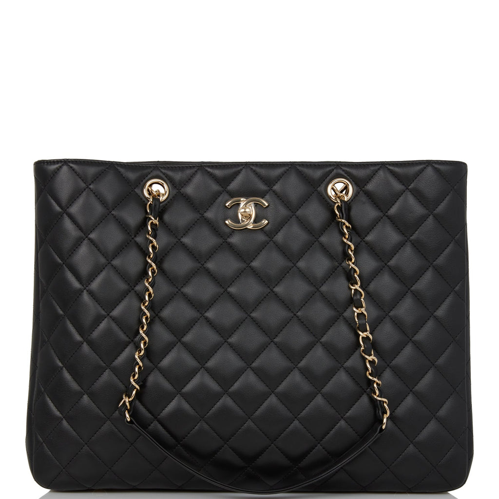 Chanel Timeless Tote Bag Black Calfskin Gold Hardware – Madison Avenue  Couture