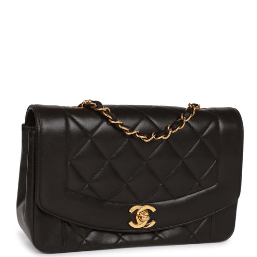 Chanel Vintage Black Chevron Box Shoulder Bag - ASL2349