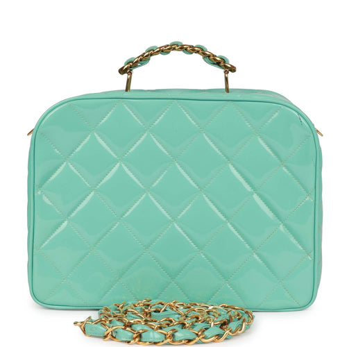 Vintage Chanel Turquoise Transparent Bag – Treasures of NYC