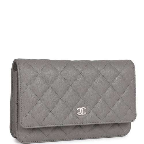Chanel Wallet on Chain WOC Beige Caviar Silver Hardware – Madison Avenue  Couture