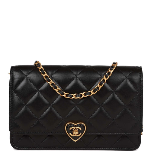 Chanel Wallet on Chain with Front Pocket, Black Caviar Leather with Gold  hardware, New in Box GA001