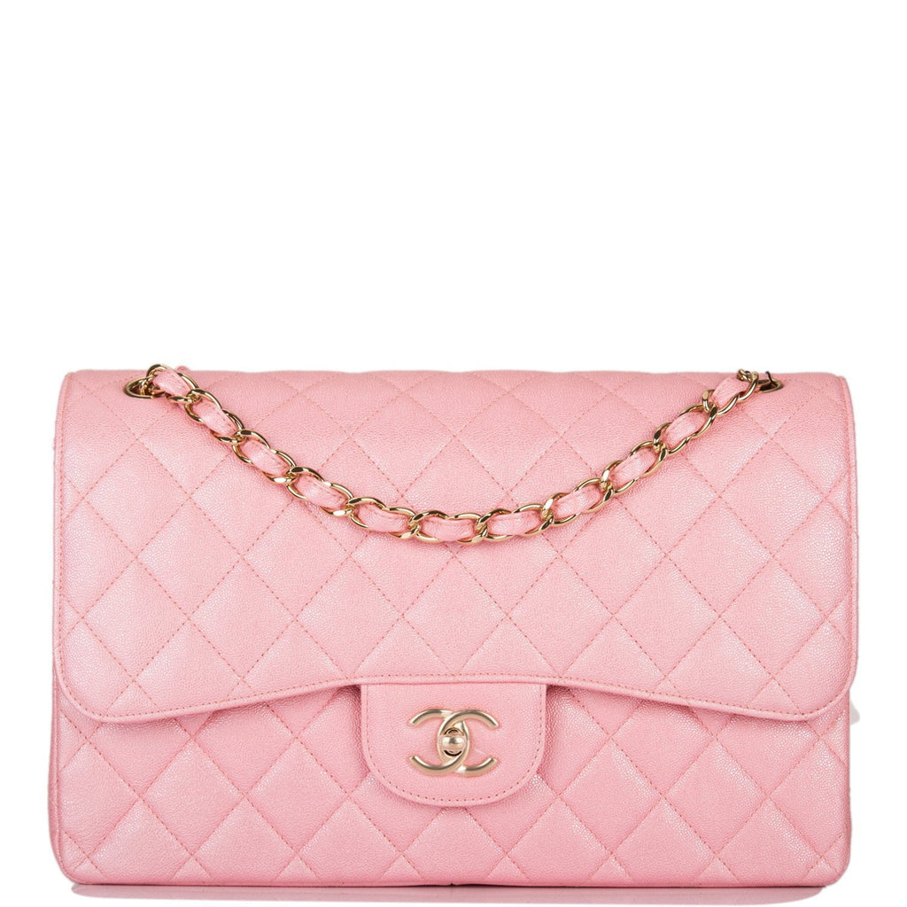 pink chanel flap bag