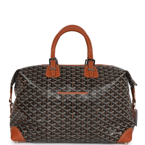 Goyard Black Chevron Print Coated Canvas Boeing 55 Travel Bag - Yoogi's  Closet