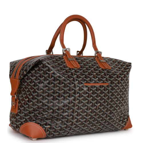 Goyard Boeing Travel Bag Coated Canvas 55 Black 1310021