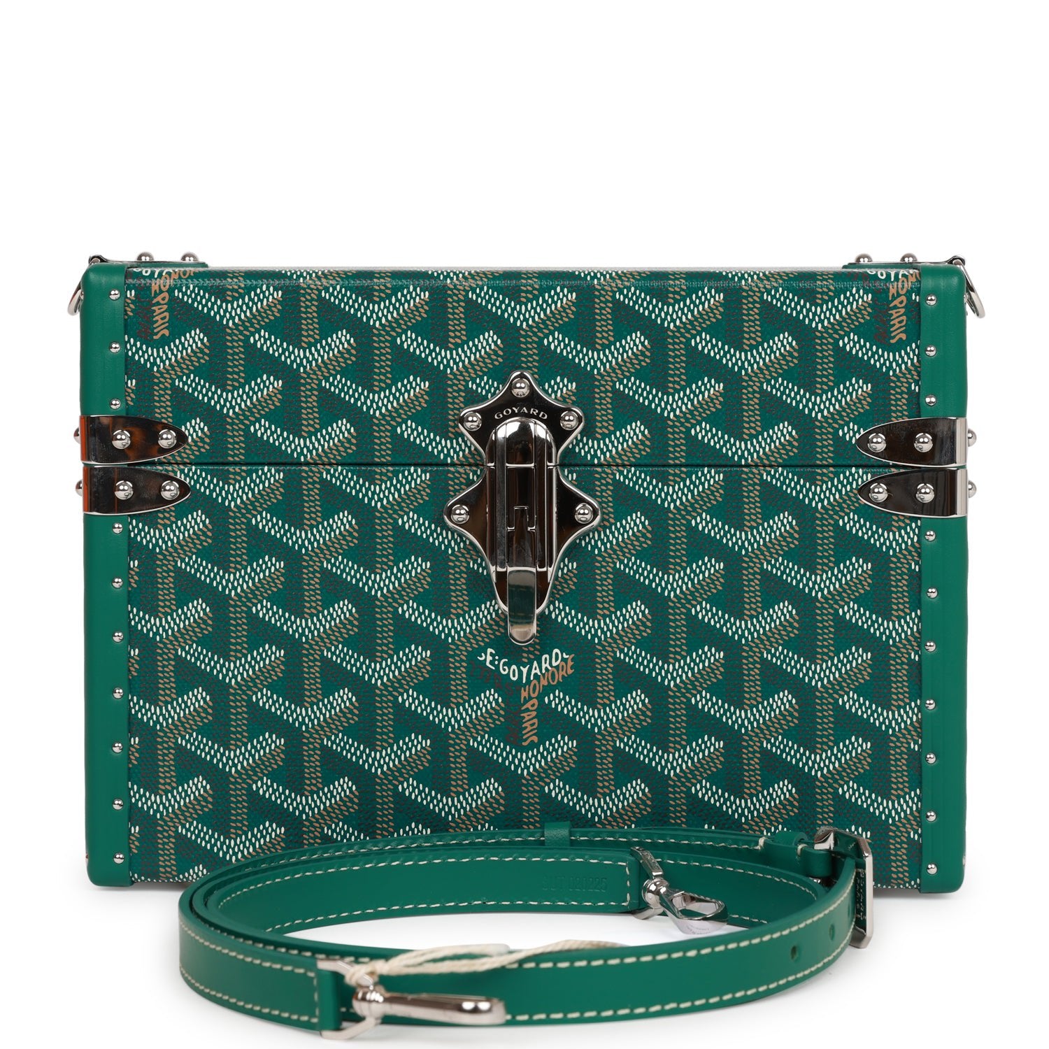 Goyard Saigon Mini Trunk Bag Black Goyardine Palladium Hardware – Madison  Avenue Couture